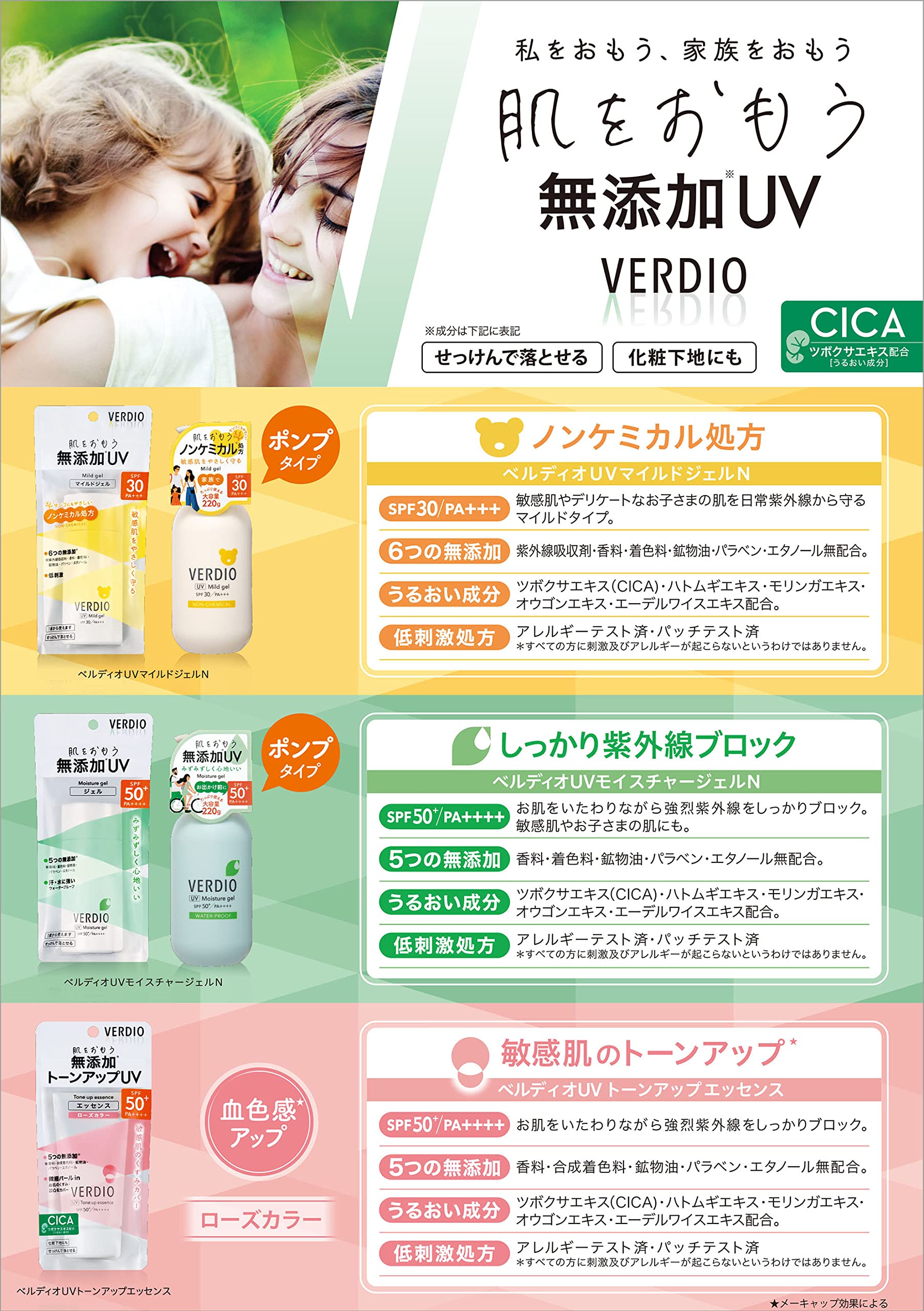Verdio Mentham Verdio UV Mild Gel N80g