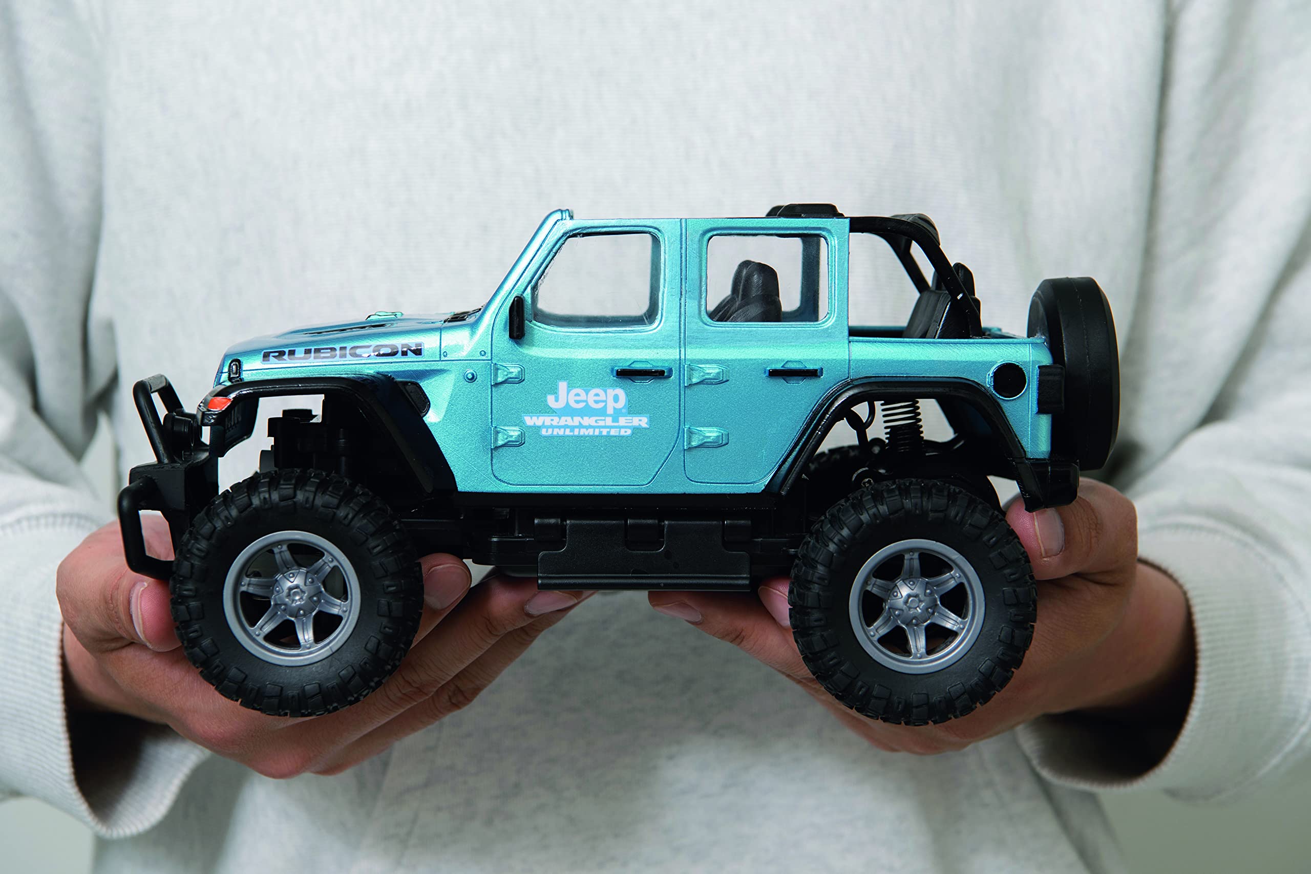 Jozen Dirt Max 1/24 Scale Radio Controlled Jeep Wrangler Rubicon JRVT111-BL Blue