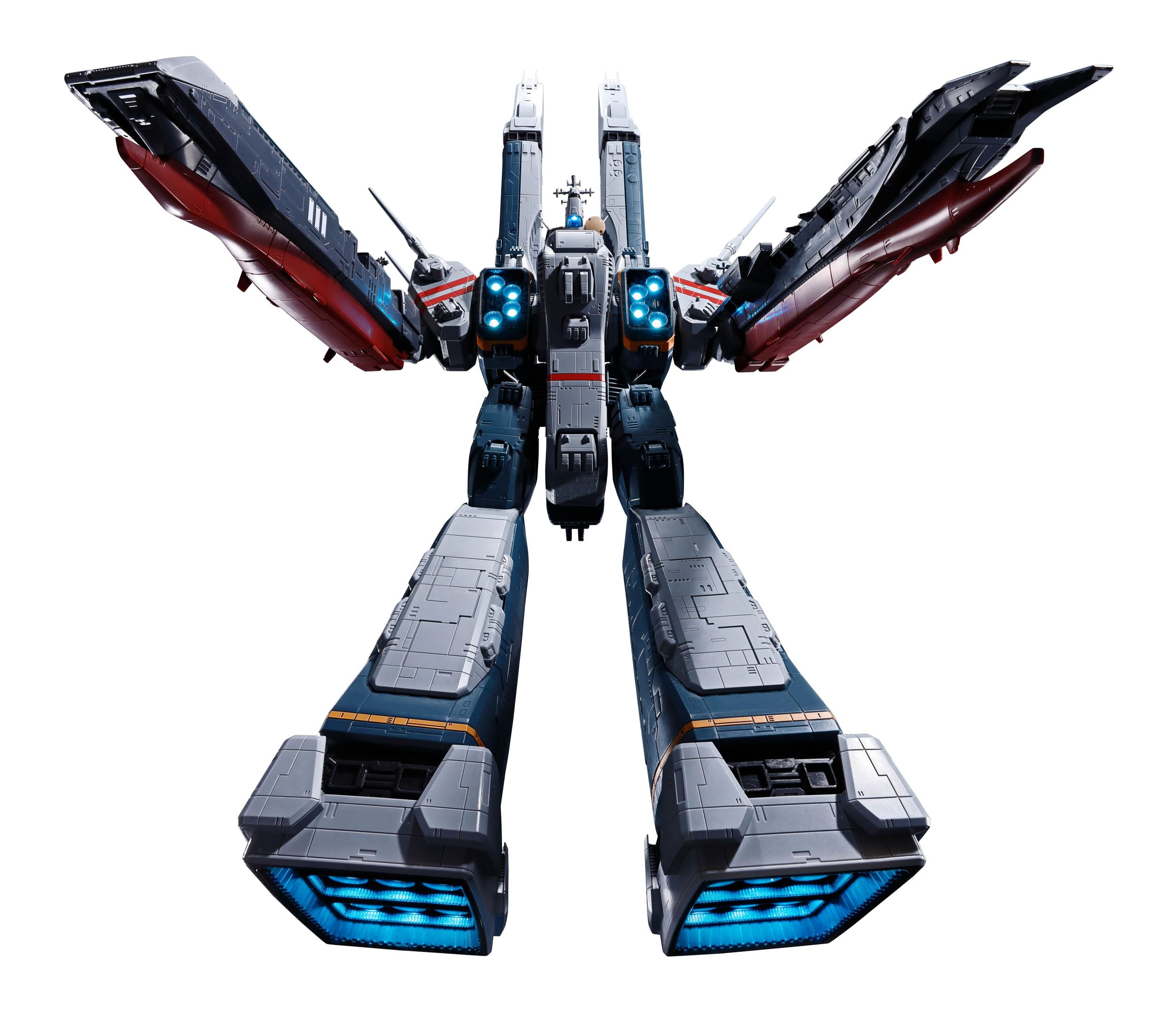 TAMASHII NATIONS DX Chogokin Super Dimension Fortress Macross SDF-1 Macross approx. 700mm ABS & die-cast painted movable figure