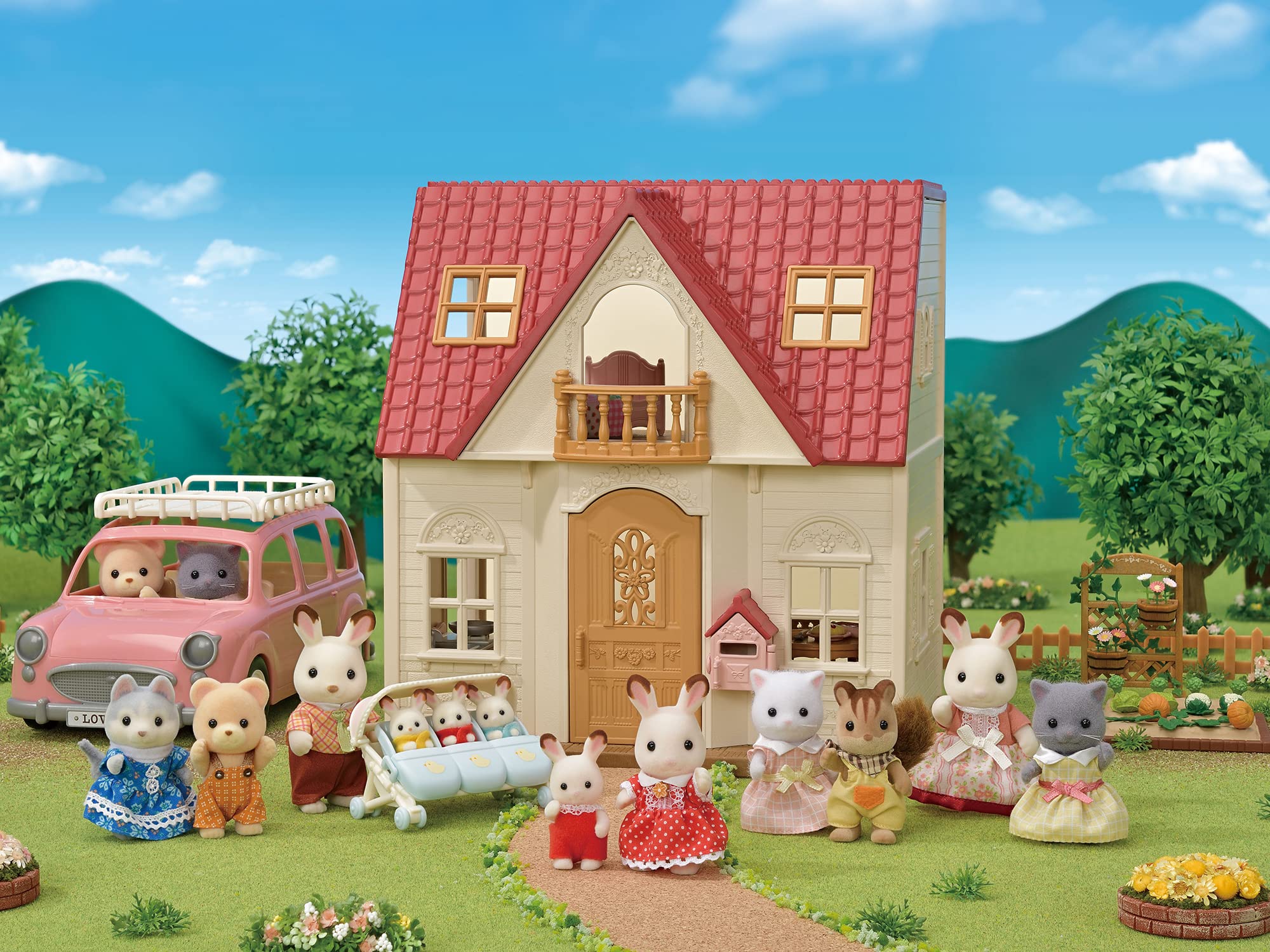 Sylvanian Families House [First Sylvanian Families] DH-08 ST Mark Certification For Ages 3 and Up Toy Dollhouse Sylvanian Families EPOCH
