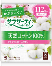 Sarasaty 100 Cotton Natural Rose Scent Vaginal Sheet 112 pieces