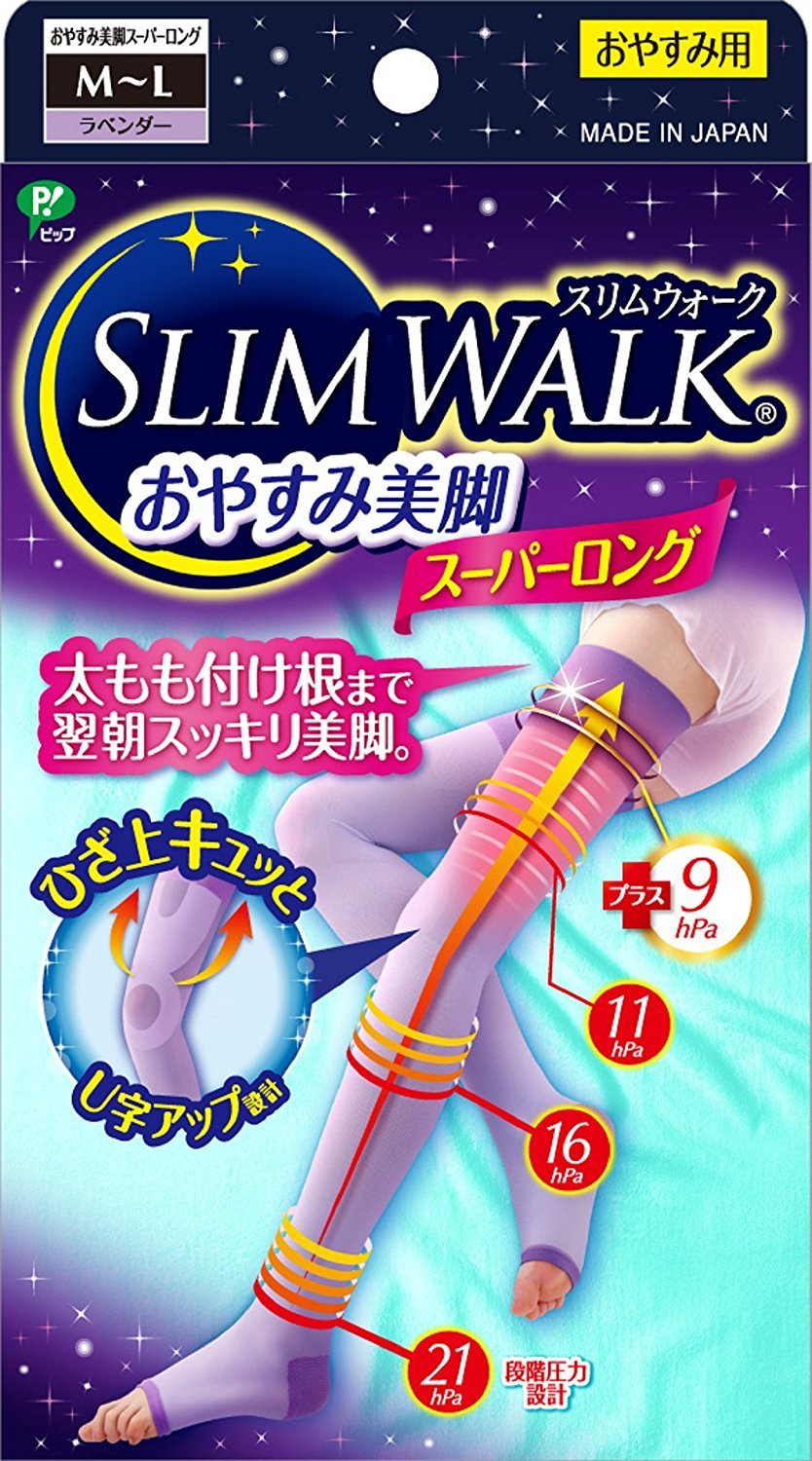 Mail Order Slim Walk Good Night Beautiful Legs Super Long Lavender ML x 5 Piece Set