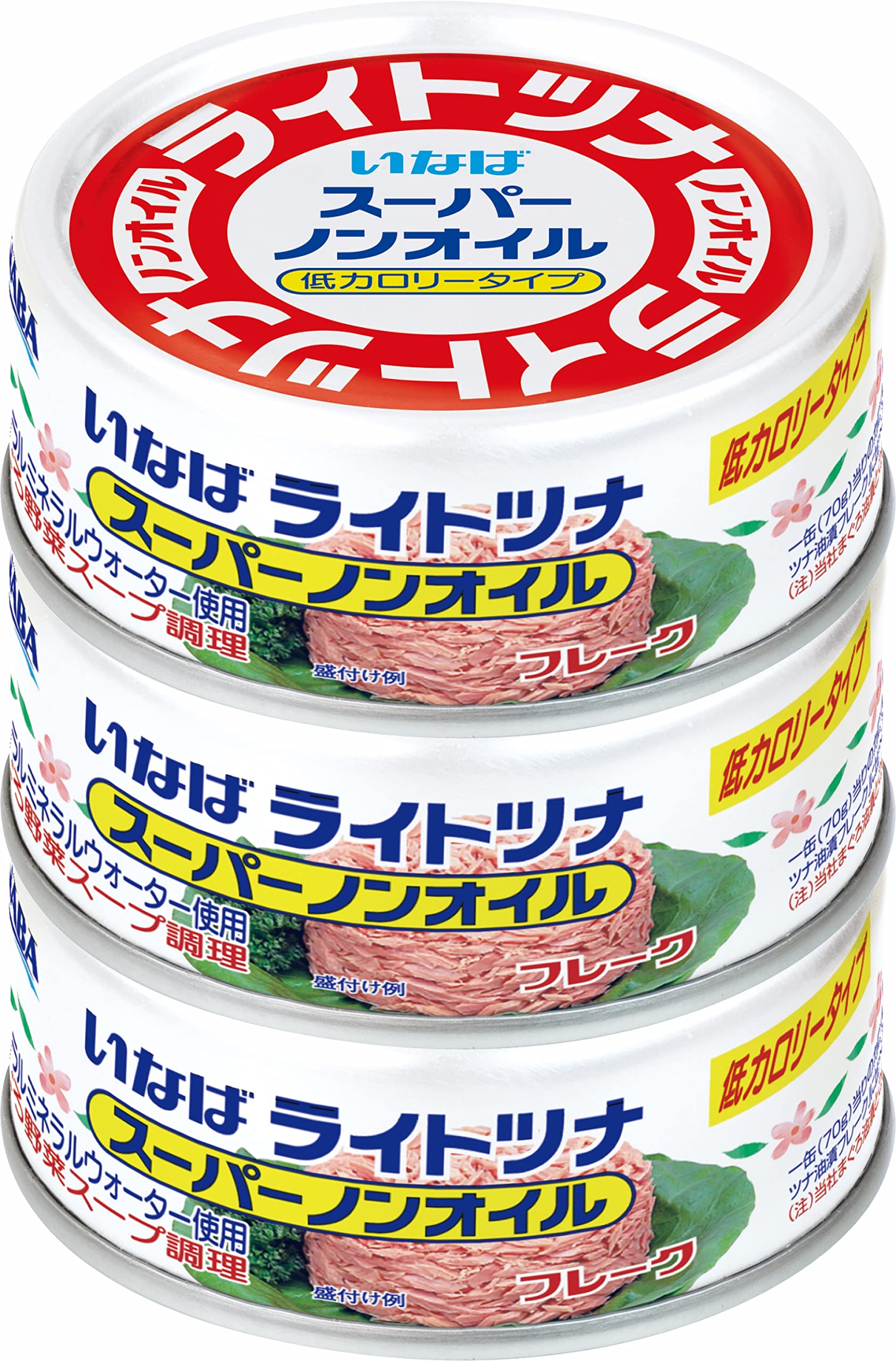 Inaba Light Tuna Super Non-Oil 3 Cans P