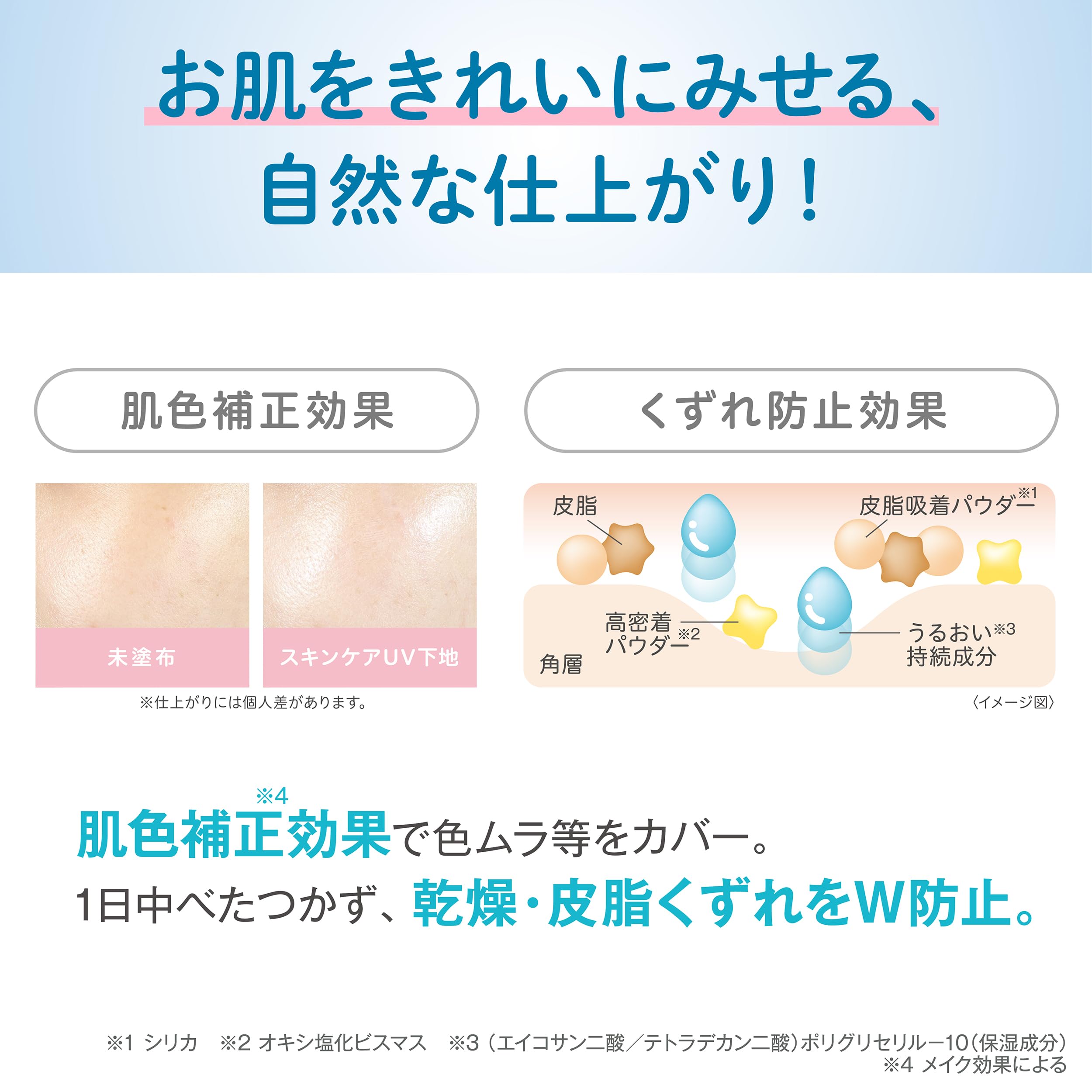 매끄러운 본점 스킨 케어 UV 기초 NC 클리어 베이지 보습 비 케미컬 산화 아연 프리 저자극 SPF45PA+++ 미용액 비누 오프 두유 이소플라본