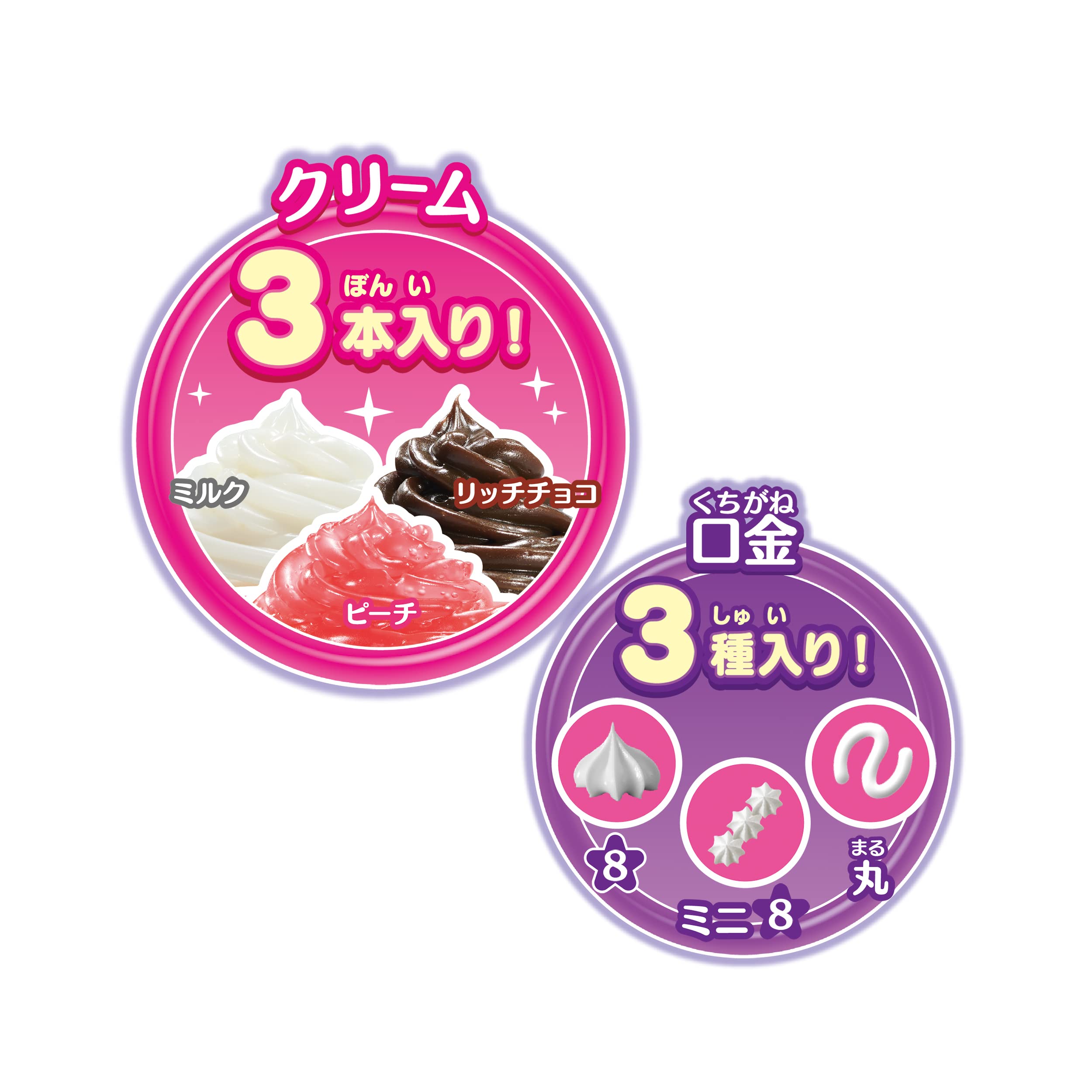 Whipple [Tomei Cream Petit Gateau Accessory Set] W-143 ST Mark Certified For ages 8 and up Toy Decoration Pastry Chef Making Toy Whipple EPOCH