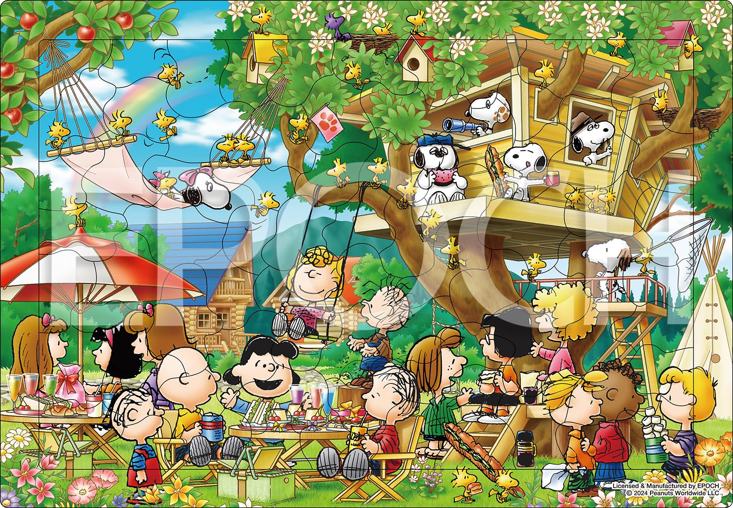 EPOCH [Apollo Picture Puzzle] Peanuts/PEANUTS Snoopy Tree House 75 Pieces 25-300 Puzzle with mount for children 5 years old and over Toy ST Mark certification