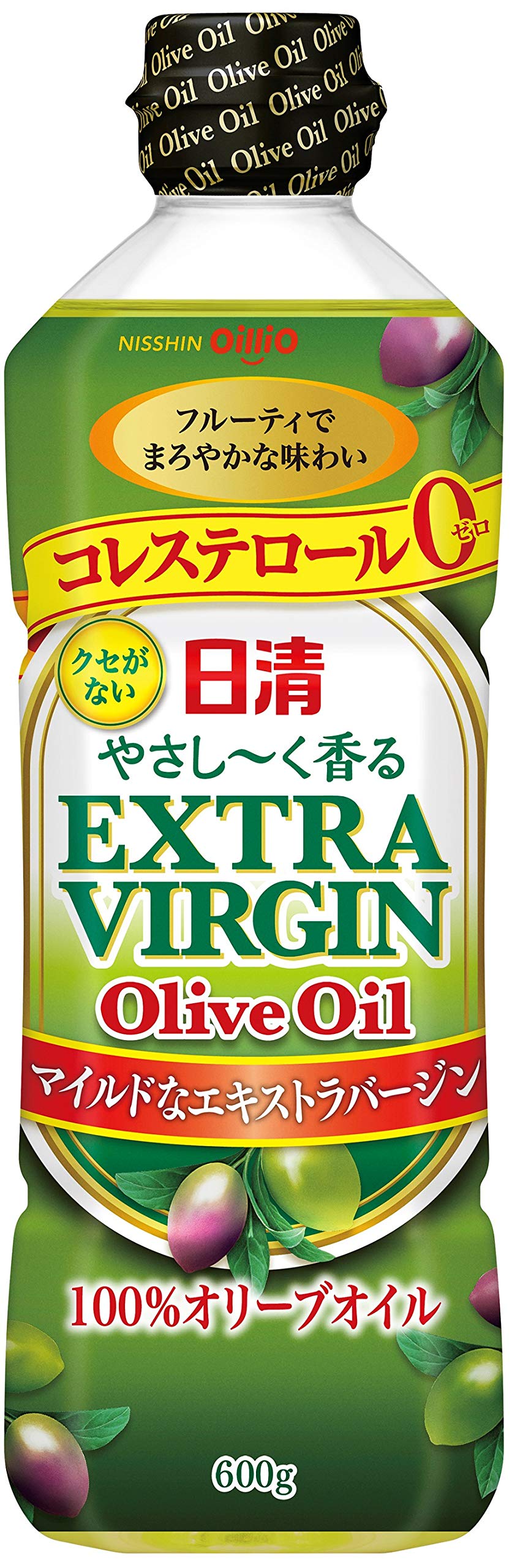 Nissin Oilio Nissin gently fragrant extra virgin olive oil PET 600g