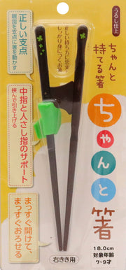 Ishida Children's Chopsticks Black 18cm