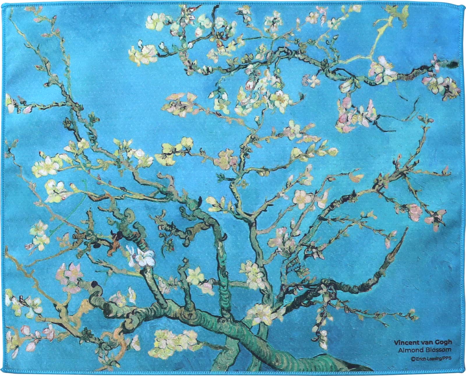 도레이(TORAY) 클리닝 크로스 24×19 cm 명화 트레시 고흐 꽃 피는 아몬드 나무 안경 닦아 휴대 클리닝 액정 화면 클리닝 렌즈 닦아