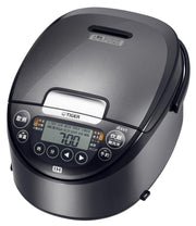 Tiger Thermos (TIGER) Rice Cooker, 5 Cups, IH Type, Freshly Cooked, Far-Infrared 3-Layer Earthen Pot Coated Pot, Grainy Heat Retention, Easy to Clean, Bread Menu, Dark Gray JPW-X100HD