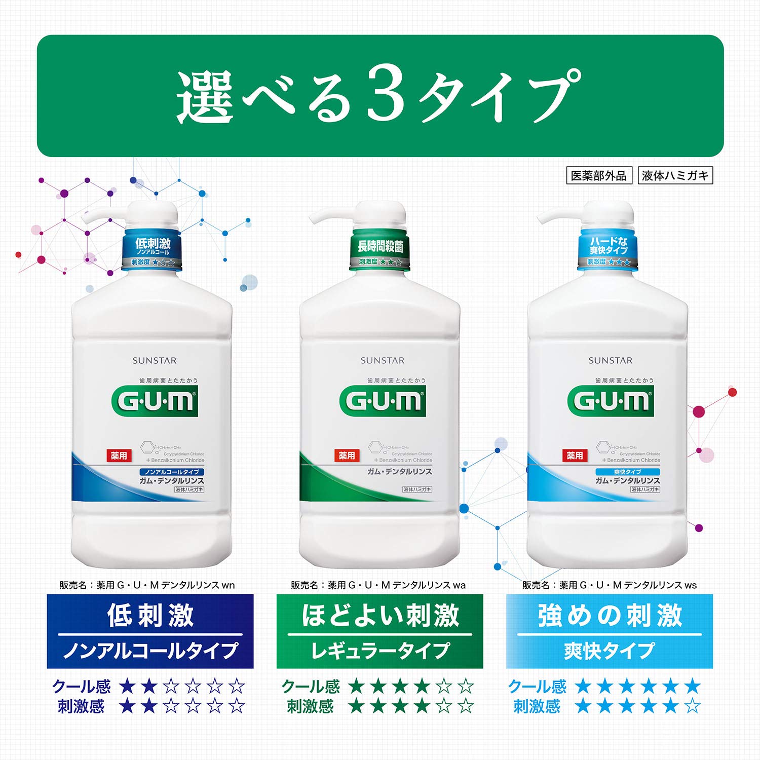 Gum dental rinse refreshing type 960mL (quasi-drug)