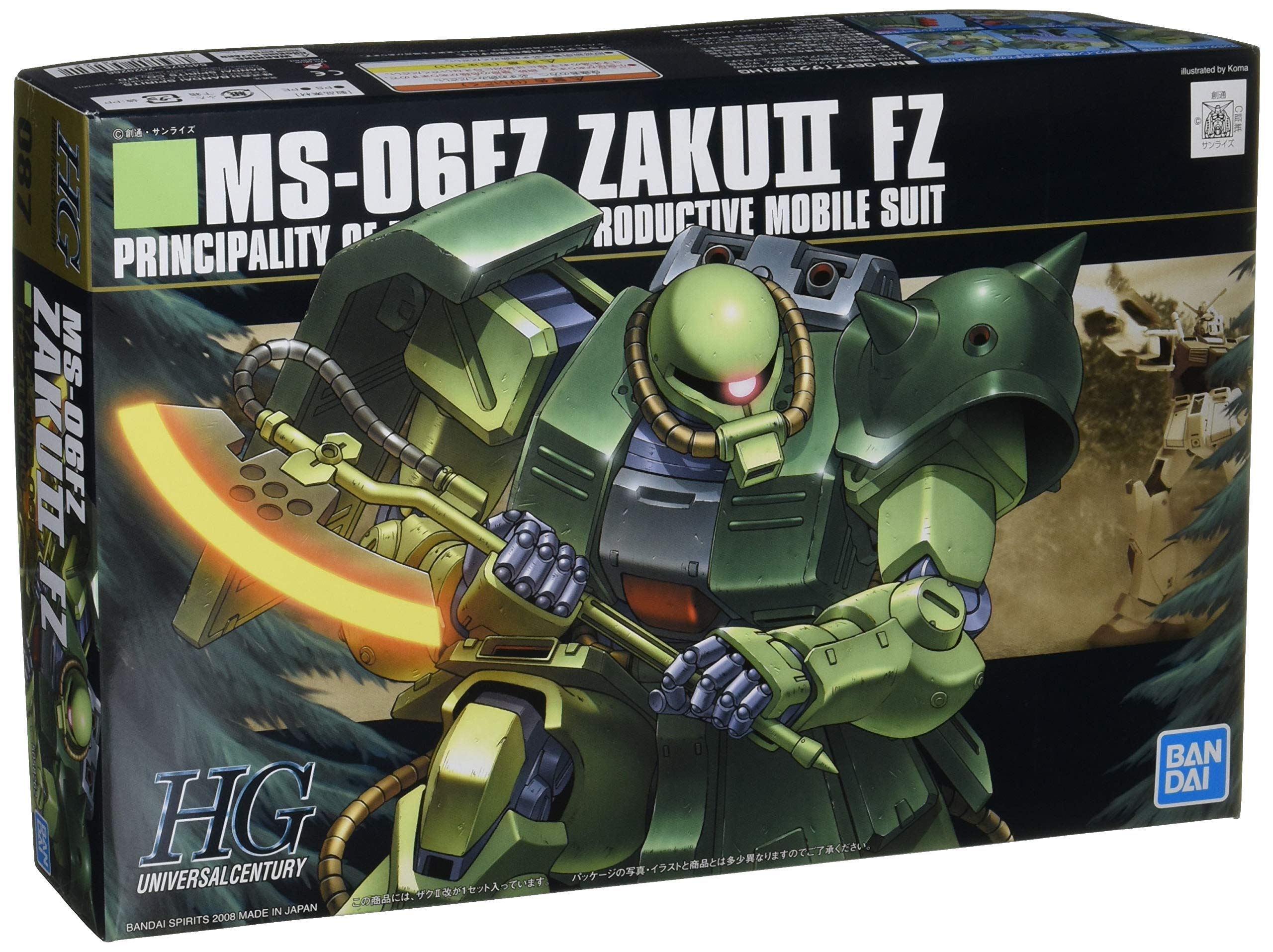 BANDAI SPIRITS HGUC 1/144 Zaku 2 Kai (Mobile SuitGundam 0080 War in the Pocket)