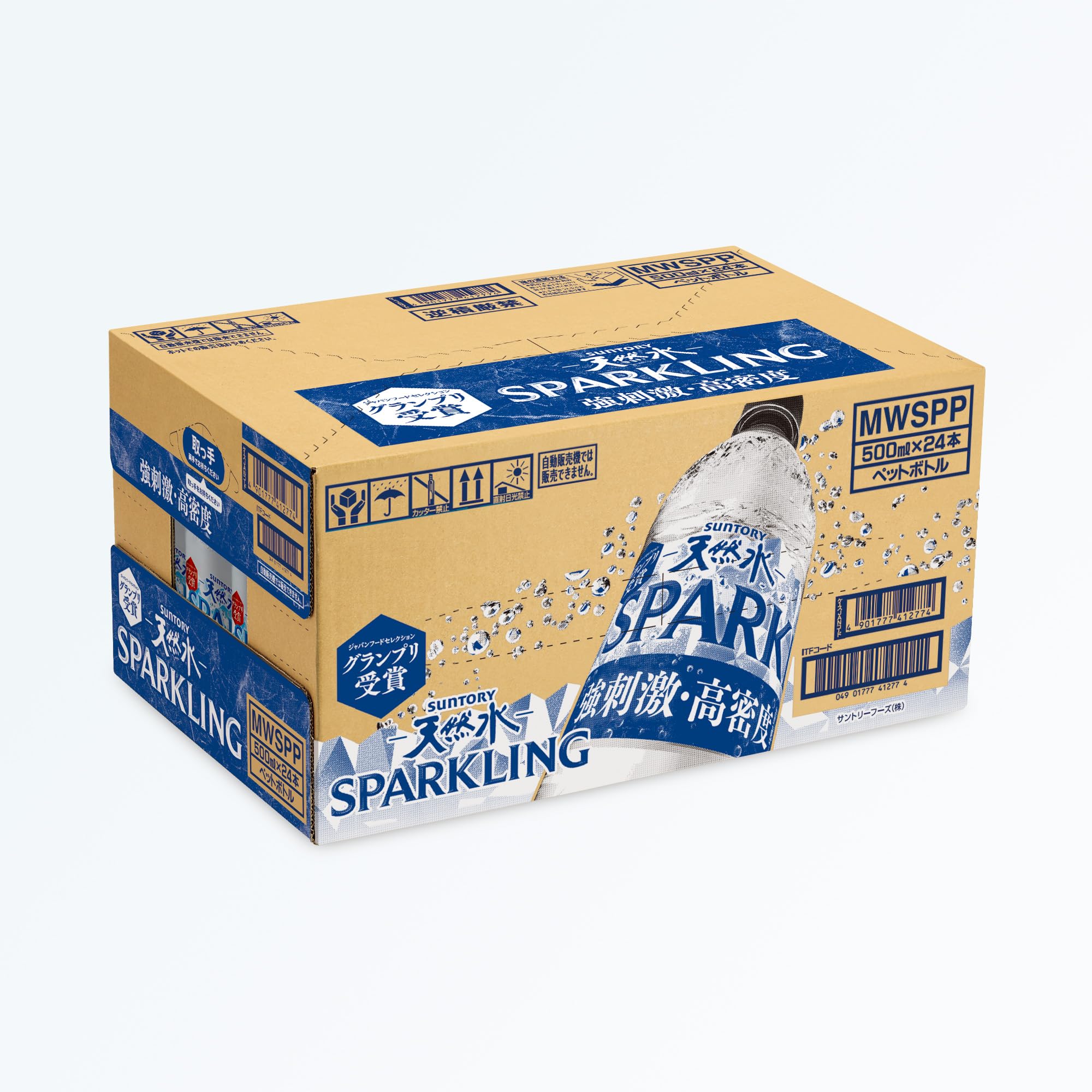 [Strong carbonated water] Suntory natural water SPARKLING 500ml x 24 bottles