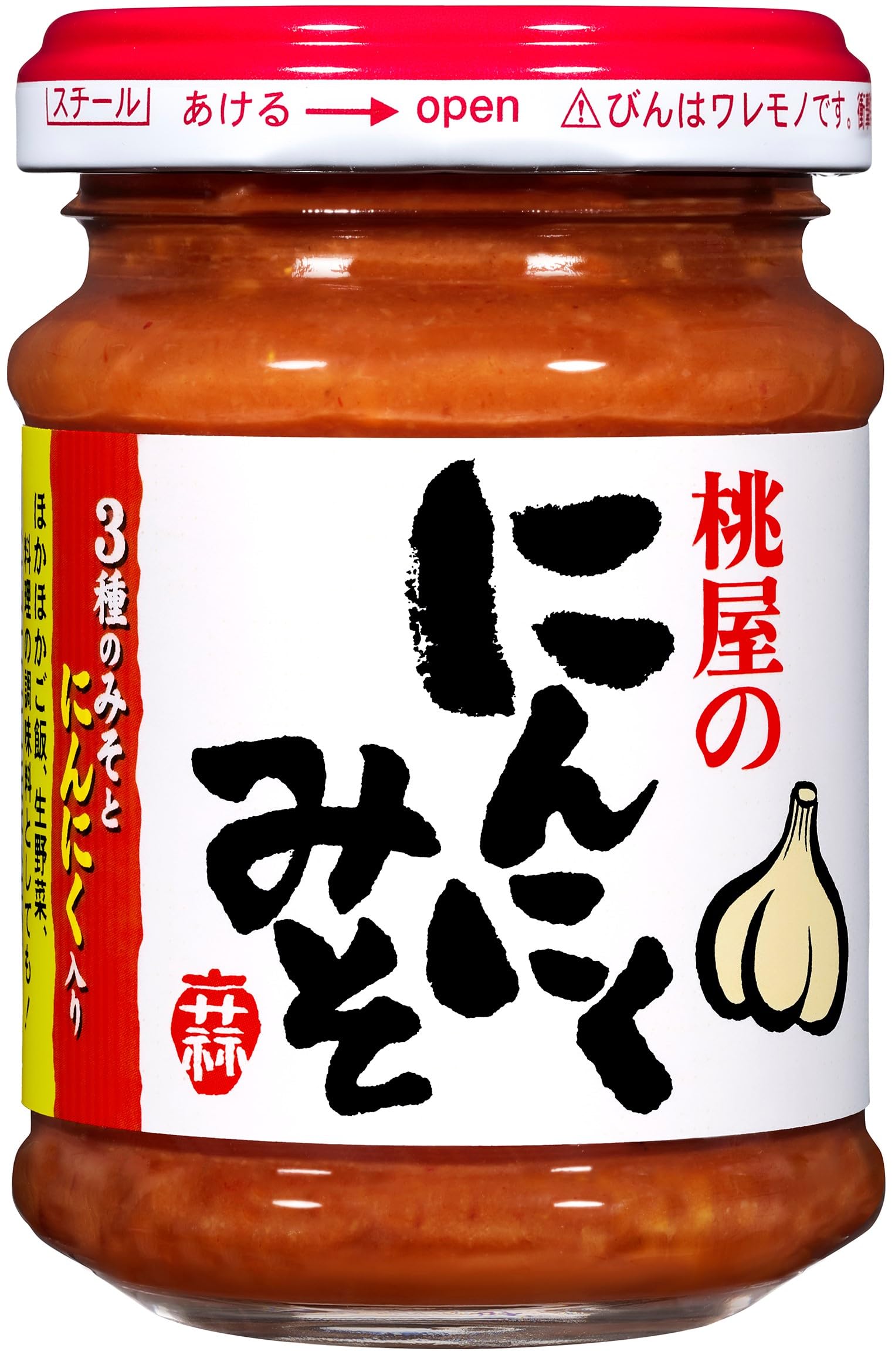 桃屋 にんにくみそ (味噌 みそ にんにく ニンニク 調味味噌 ご飯のお供) 100g