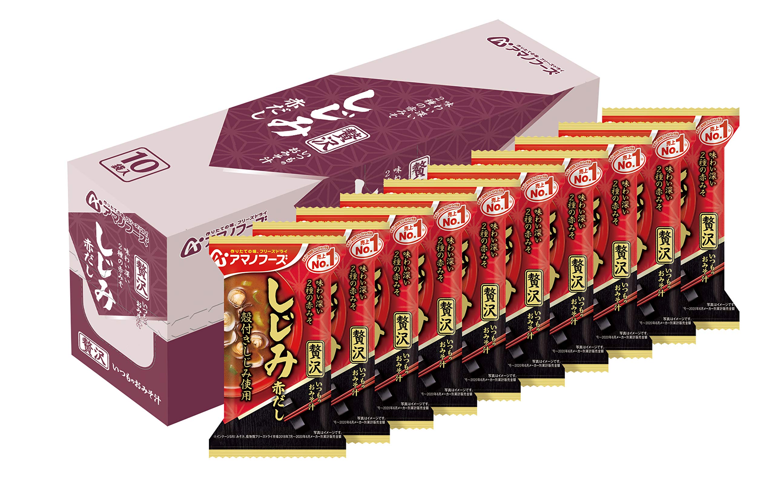 아마노 푸즈 평소 오미소 국물 사치 시시미 (빨강 국물) 150g (15g 10 봉지)