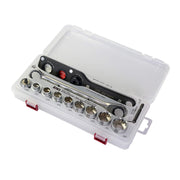 アネックス ANEX オフセットアダプター19 対辺19mm ラチェットレンチ ケース付 マルチセット AOA-19S3