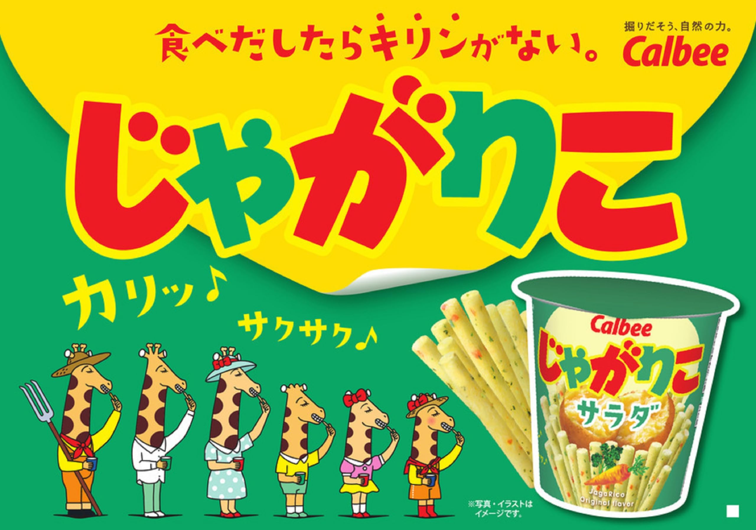 Calbee Jagariko Salad Bits Omori 100g x 12 túi