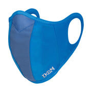 D&M Functional Mask, Runner Mask, Splash Prevention, Breathable, Quick Drying, Washable, Large, Small, 3 Sizes, 1 Piece, For Adults, For Children, Made in Japan, Blue, S Size 109547