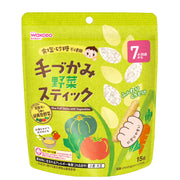 [Wakodo] Hand-held vegetable sticks 15g [From around 7 months] No salt or sugar, also in stick form for porridge