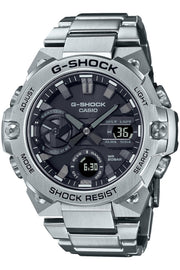 [Casio] G-Shock Watch [Domestic Genuine Product] G-STEEL Smartphone Link Carbon Core Guard Structure GST-B400D-1AJF Men's Silver