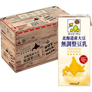 Kikkoman Hokkaido soybean unadjusted soymilk SOYMILKDAYS 1000ml x 6 bottles