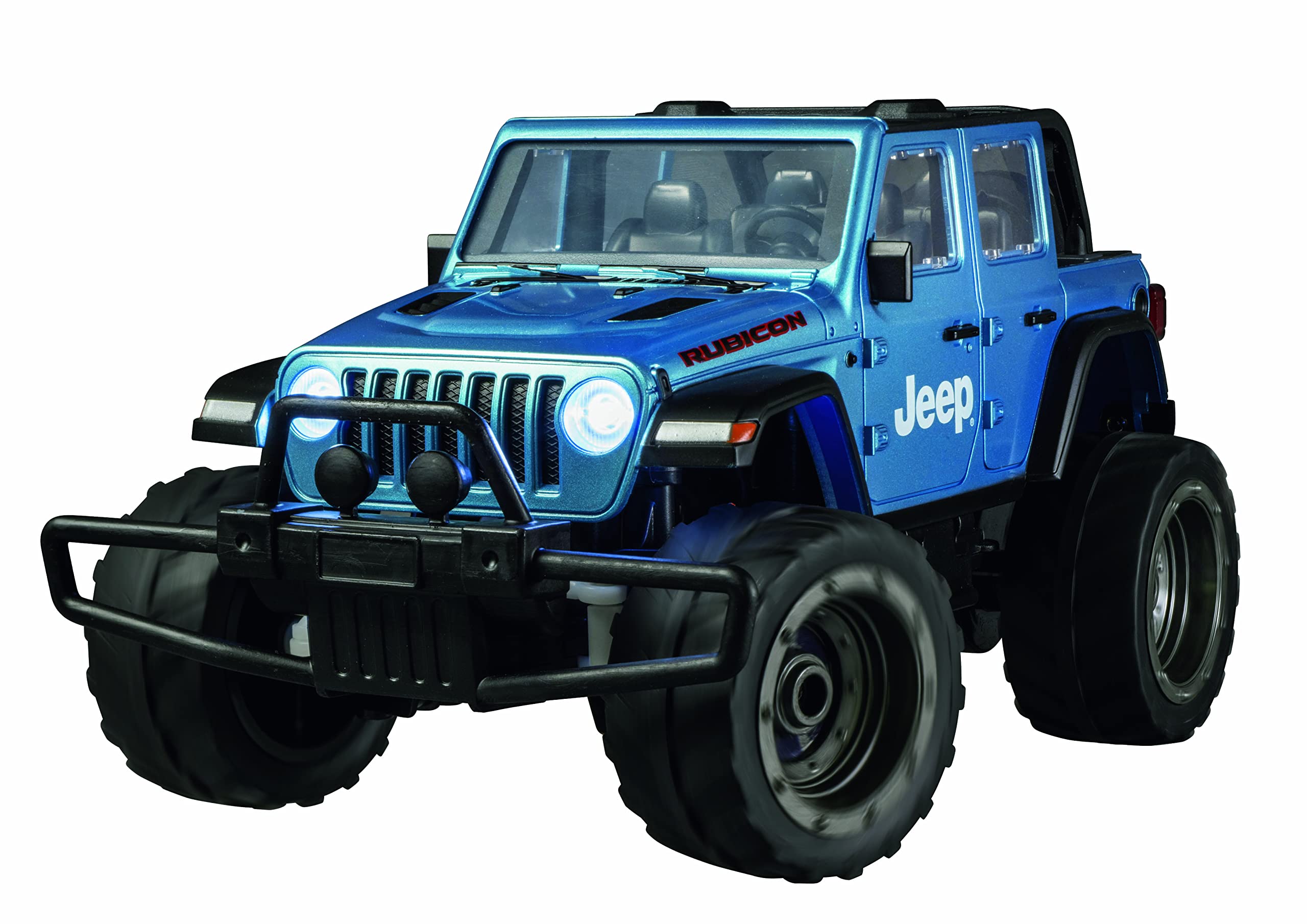 Jozen Dirt Max 1/24 Scale Radio Controlled Jeep Wrangler Rubicon JRVT111-BL Blue