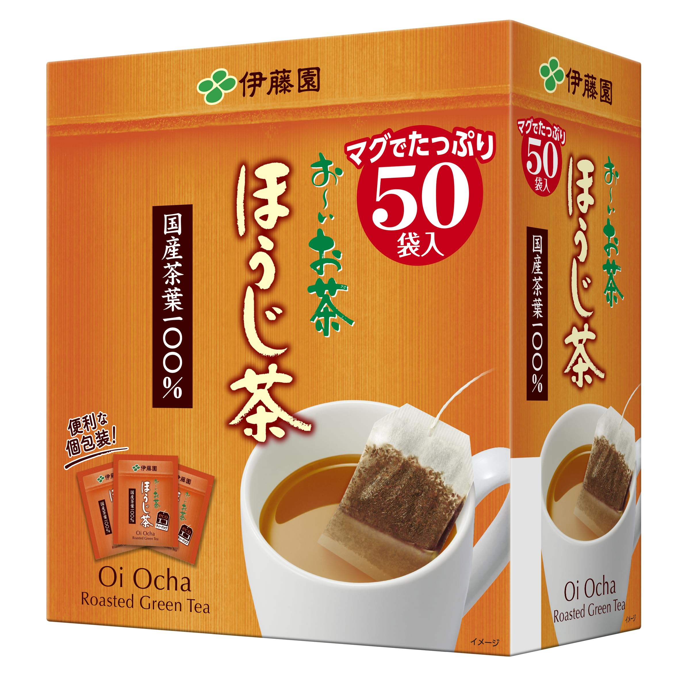 Túi trà sinh thái Itoen Oi Ocha Hojicha 1,8g x 50 túi