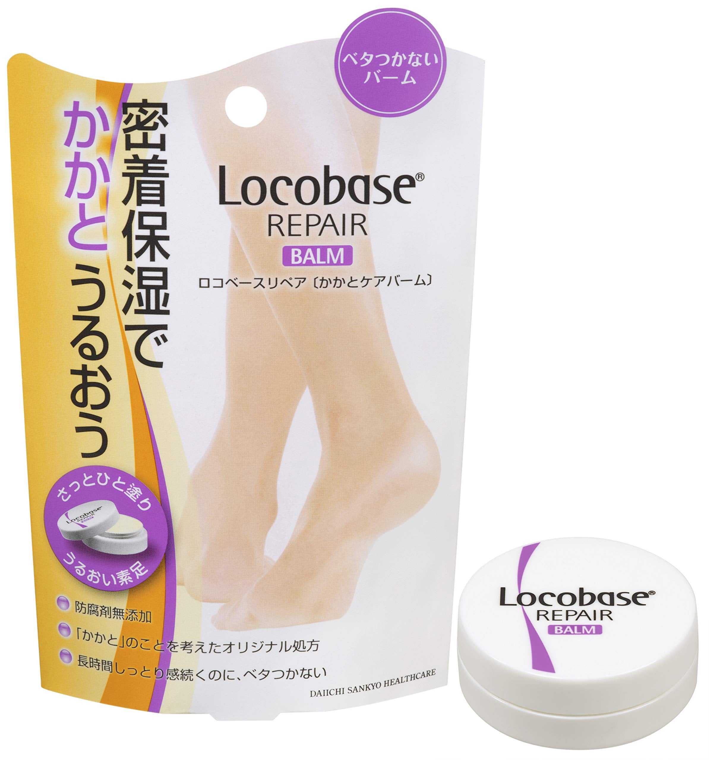 로코베이스 리페어 발 뒤꿈치 케어 밤 10g 발 뒤꿈치 가사가사 건조 피부 민감 피부 건조 피부 보습 무향료 무착색 방부제 무첨가 저자극성 처방