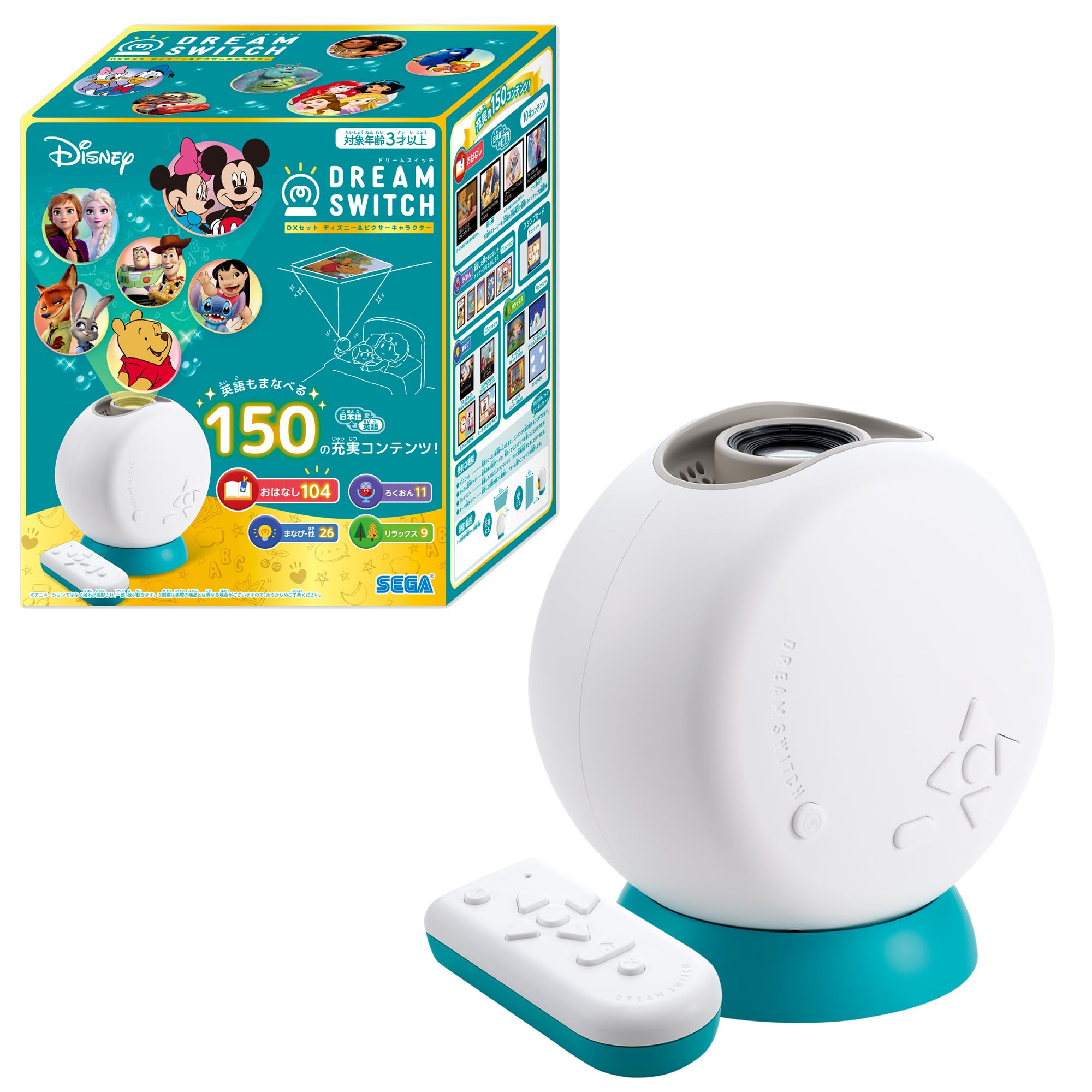 SEGA FAVE DREAM SWITCH DX Bộ nhân vật Disney & Pixar [Mẫu 2025]