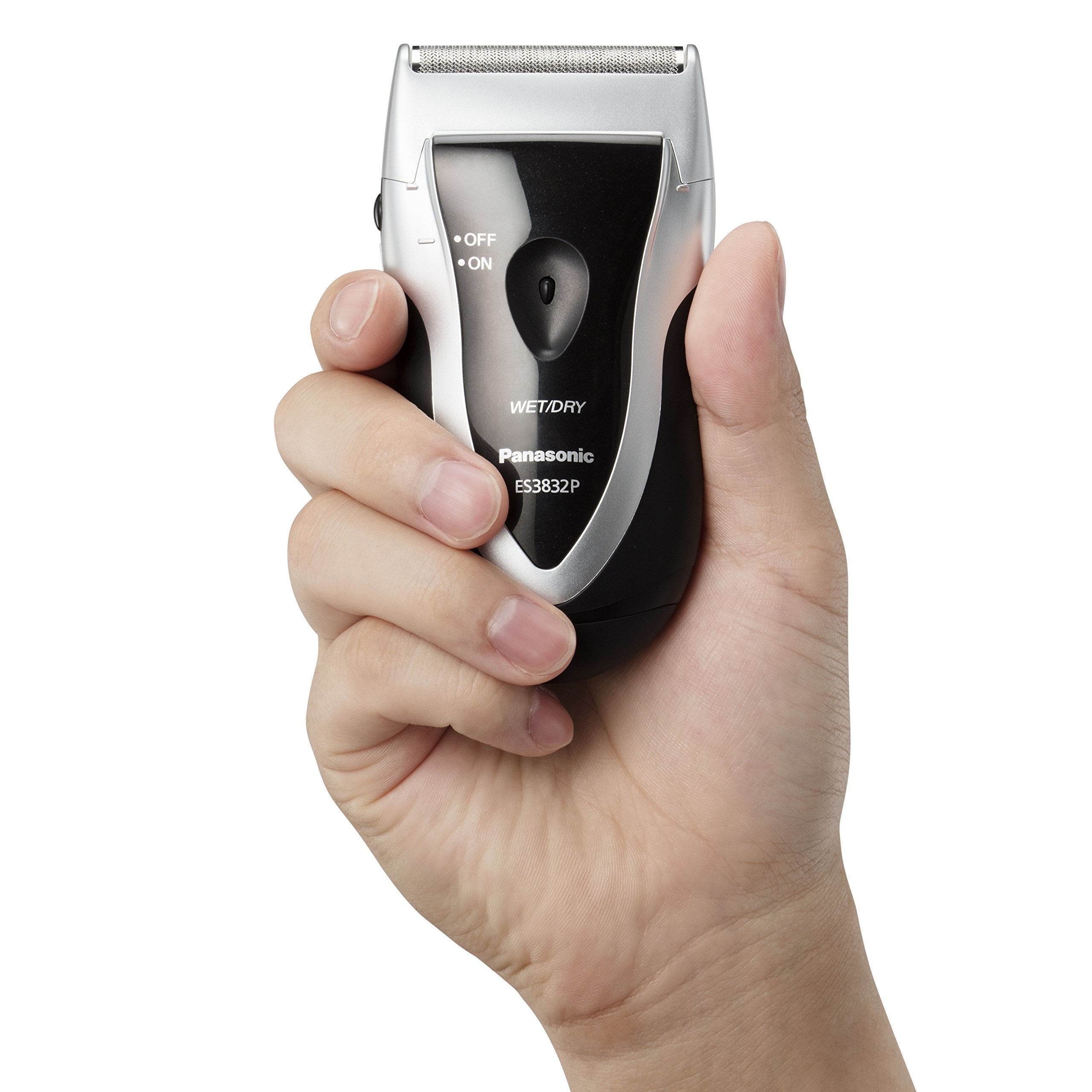 Panasonic Super Leather Men's Shaver 1 Blade Silver Tone ES3832P-S