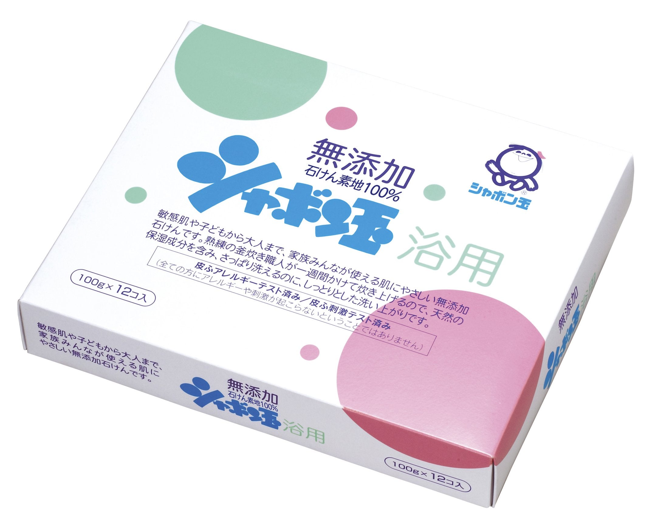비누 거품 목욕 비누 100g × 12 개 입 (무첨가 비누)