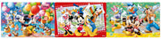EPOCH [Apollo's Steps Panoramic Puzzle] Disney Mickey Mouse and Fun Friends 10/15/20 Pieces 24-203 Step Up with 3 Puzzles Puzzle with Paper Backing for Children Ages 4 and Up Toy ST Mark Certified