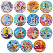Disney Characters Embroidery Tin Badge Biscuit 3 12 pieces BOX Candy Toy