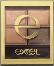 excel Skinny Rich Shadow SR01 (Beige Brown) Palette Eyeshadow Eyeshadow Palette Makeup