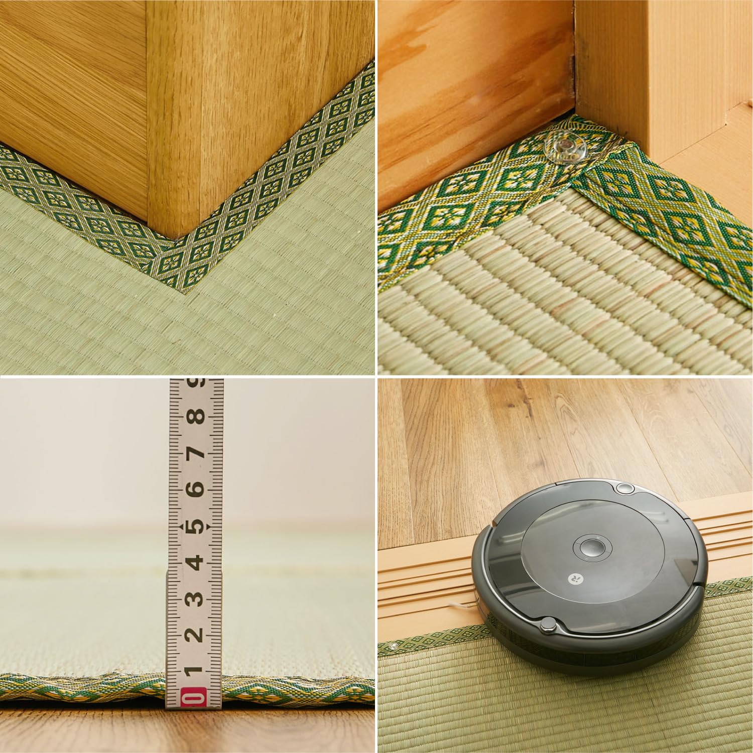 Hagiwara Free Cut Overlay Igusa Carpet Main 6 Tatami Tatami Approx. 286X382cm "HG" Double Weave with Backing Cutable DIY