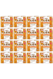 【와코도】 아기의 감귤 무기차 125ml×48개 (125ml×3개 팩×16개) [1개월경부터] 국산 로쿠보 보리 100% 논카페인