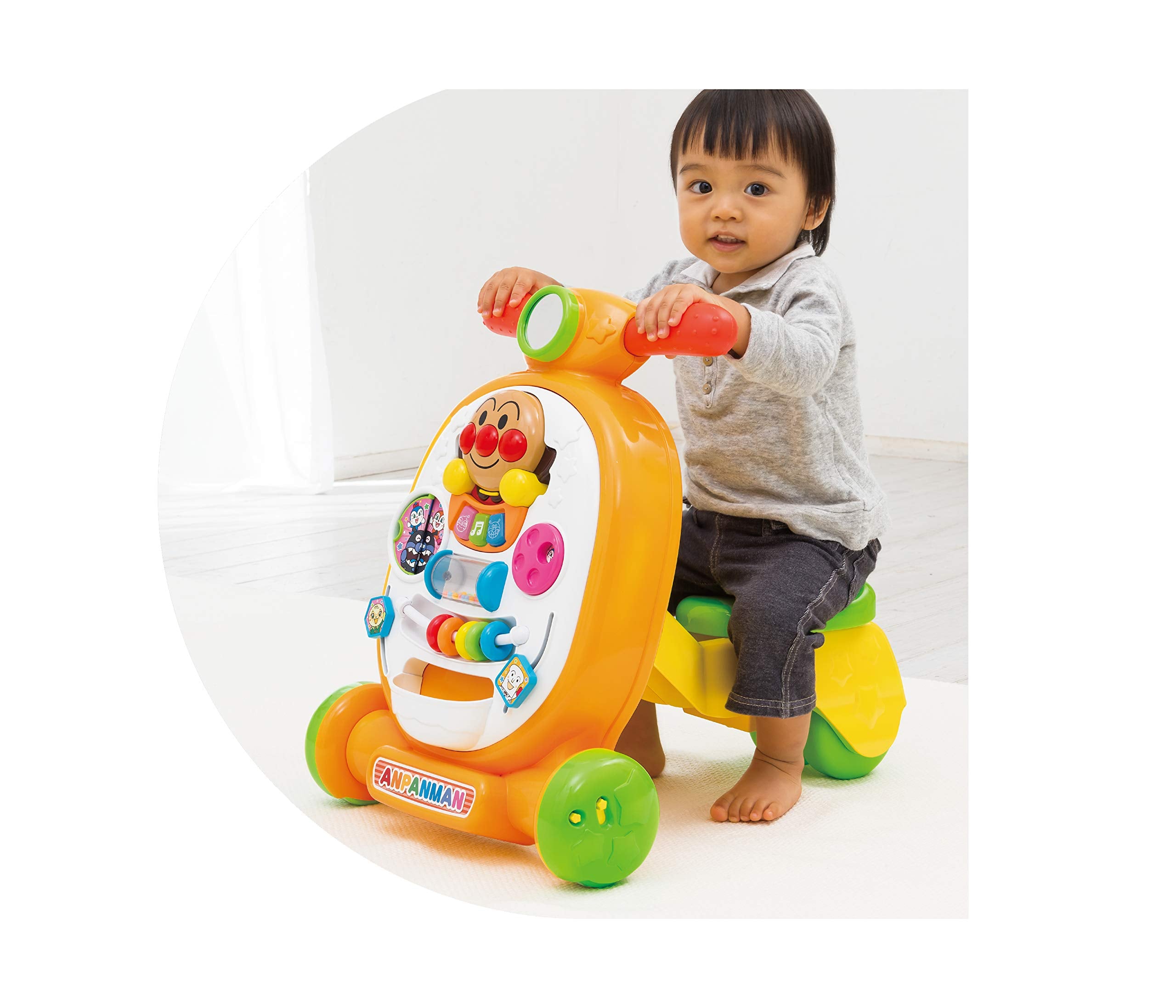 AGATSUMA Anpanman Ride! Push! Henshin Walker W430 x H480 x D540mm