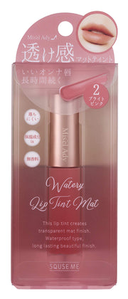 Misel Eddy Watery Lip Tint Matte 02 Bright Pink Lipstick 6ml