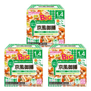 [Wakodo] BIG size nutrition marche Kyoto-style gozen 3 pieces [from around 1 year and 4 months] Includes 1 spoon, meal balance, going out