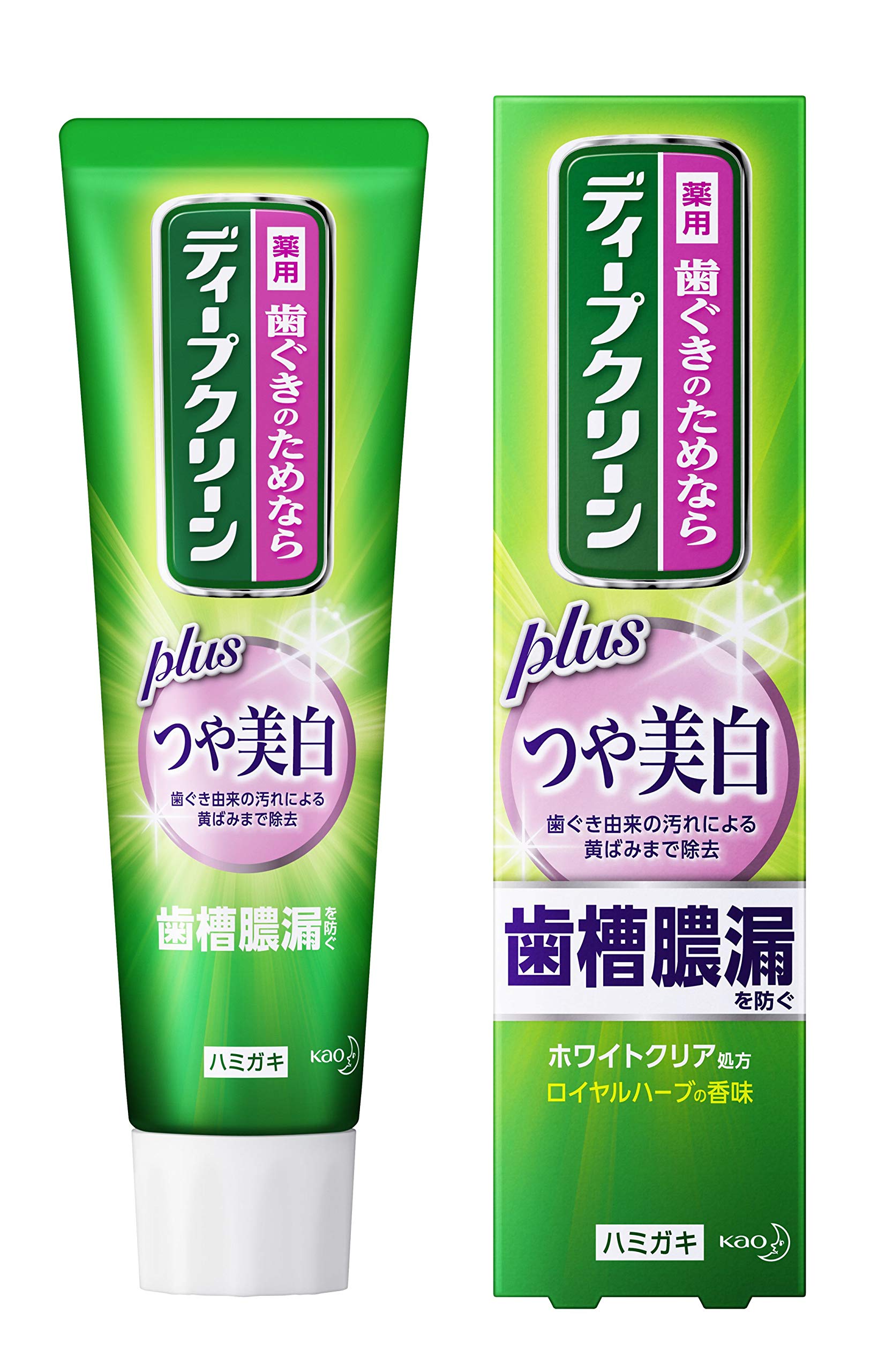 Deep Clean Medicated Toothpaste Shiny Whitening 100g "1450ppm Highly Concentrated Fluorine Contains" "Whitening" [Quasi-drug]