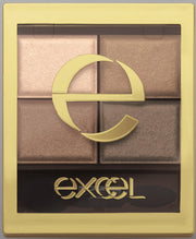 excel Skinny Rich Shadow SR04 (Smoky Brown) Palette Eyeshadow Eyeshadow Palette Makeup