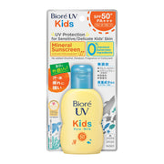 Bioré UV Kids Pure Milk Sunscreen 70ml SPF50 / PA+++ Kids' UV with zero UV absorbers that protects with a mineral barrier Unscented