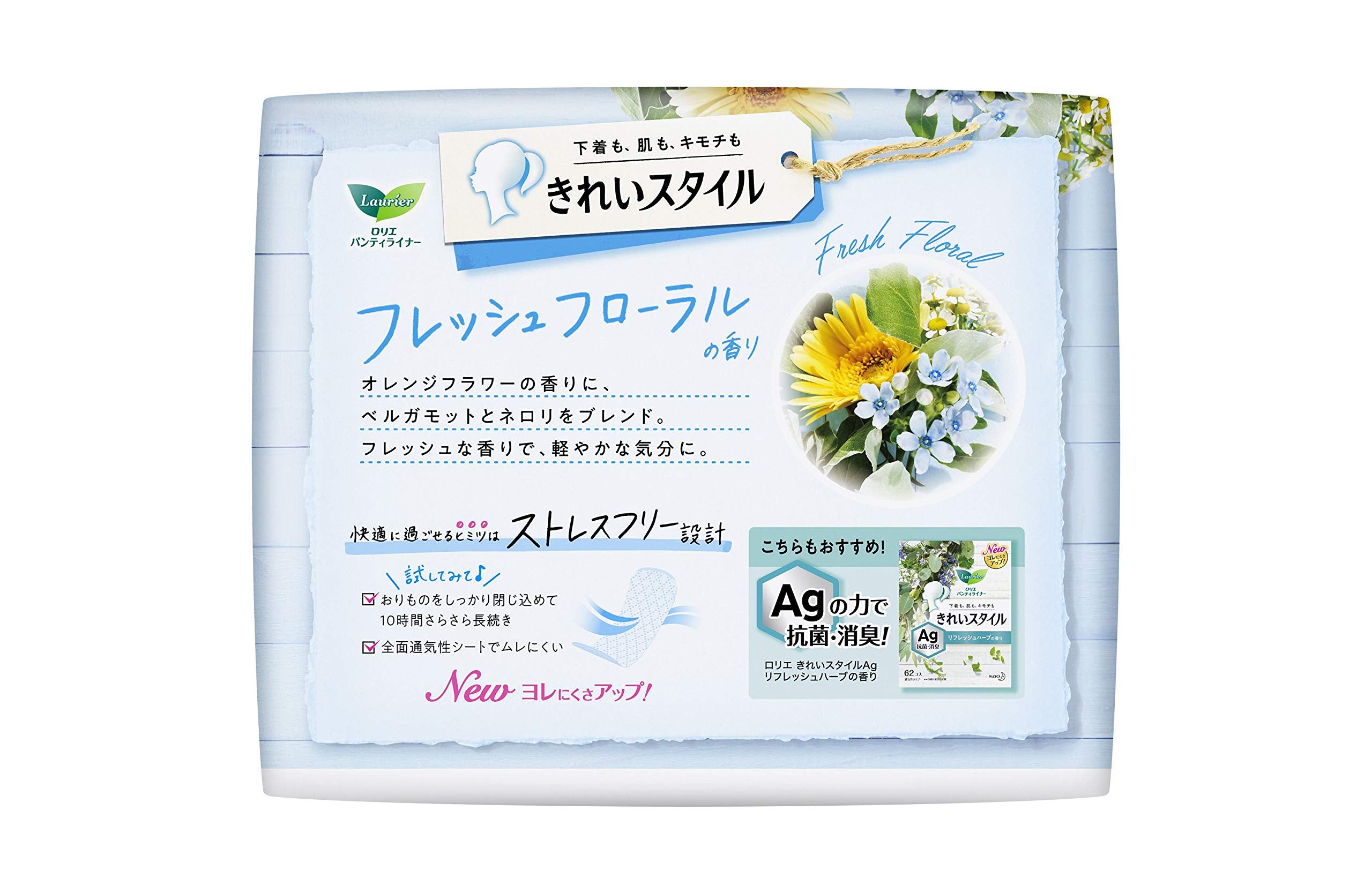 Laurier Kirei Style Fresh Floral 72 miếng