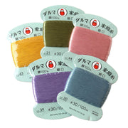 Nippon Chuko Yokota Daruma Home Thread Hand Sewing Thread 30 Count Narrow Mouth "Nuance Color" 5 Color Set FDRS