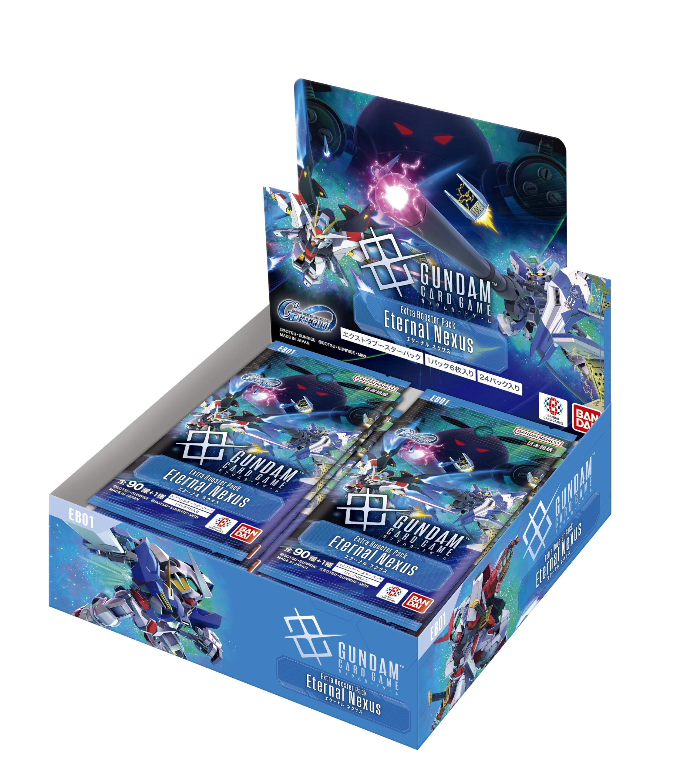 BANDAI Gundam Card Game Extra Booster SD Gundam G Generation Eternal Eternal Nexus [EB01] (BOX) 24 packs