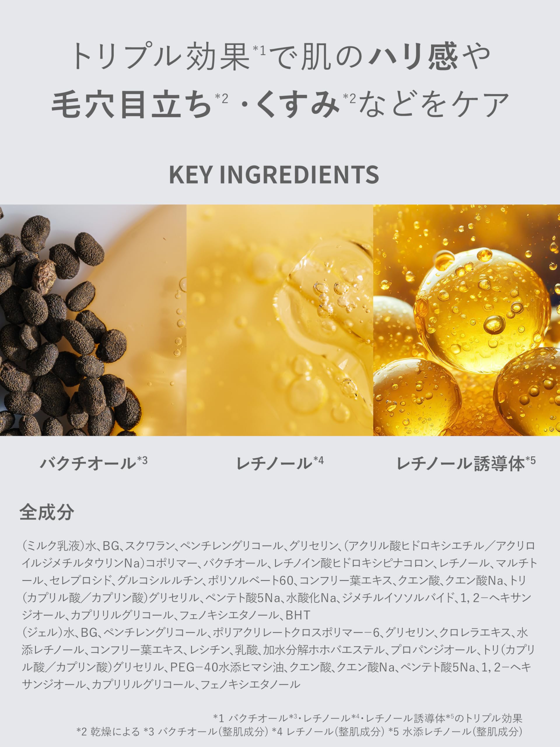 SHIMBI [Retinol derivative x Bakuchiol 1%] 30ml Serum shimbi method Firm skin aging care Can be used in the morning as well