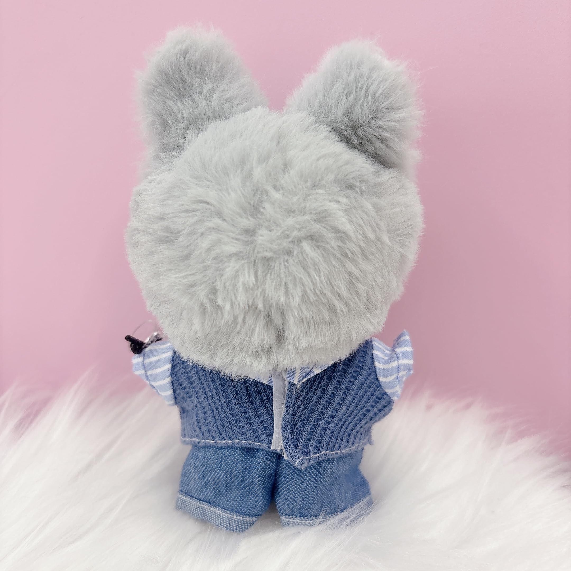 넥타이 셔츠 & 바지 세트 10cm 용 블루