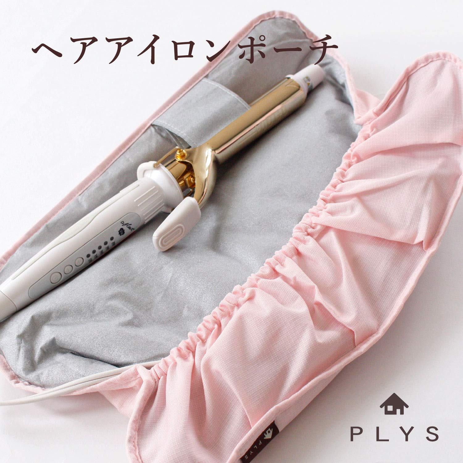 오카 프리스 릴레자 헤어 다리미 파우치 네이비 (전장 약 34 cm까지 수납 가능) PLYS Lille TOUR