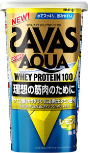 SAVAS Aqua Whey Protein 100 Vị chanh [WPI] 280g Meiji