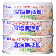 이나바 국산 라이트 참치 식염 무첨가 70g×3캔